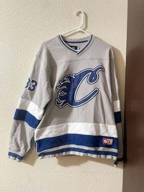 Cookies Classics Hockey Jersey Grey Blue Size XL